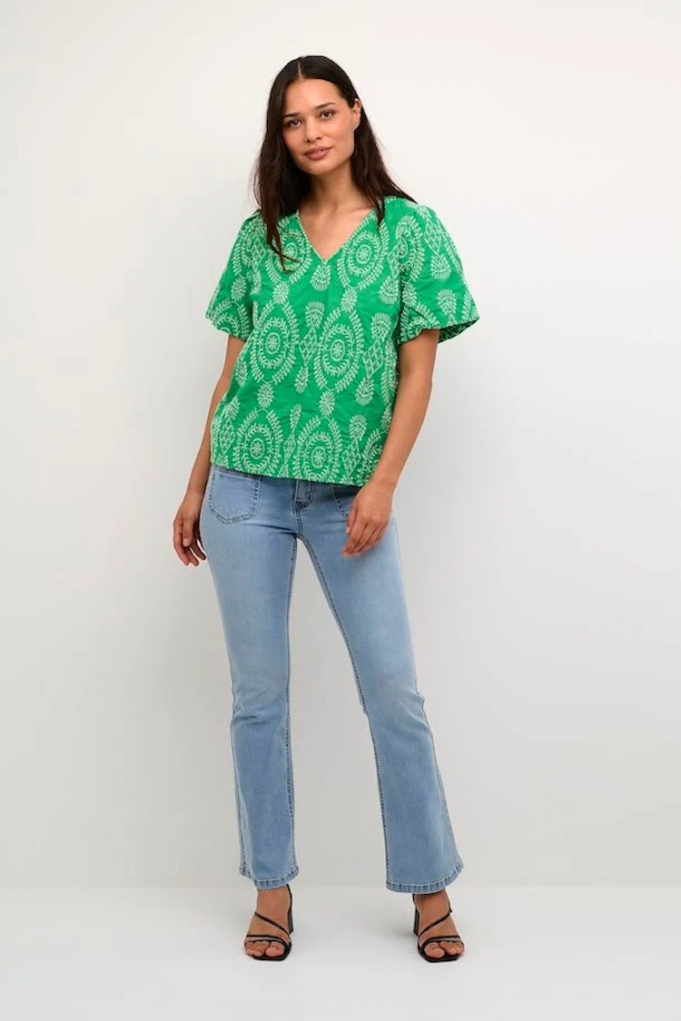 Culture Tia Blouse Holly Green