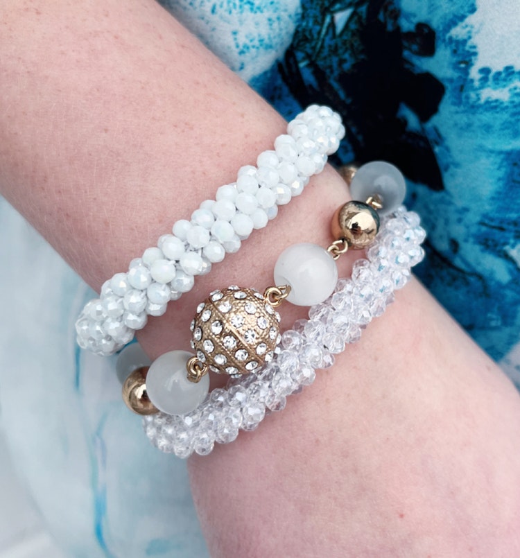 Armband Hanna vitt