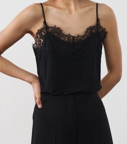Soaked in luxury Clara Singlet black