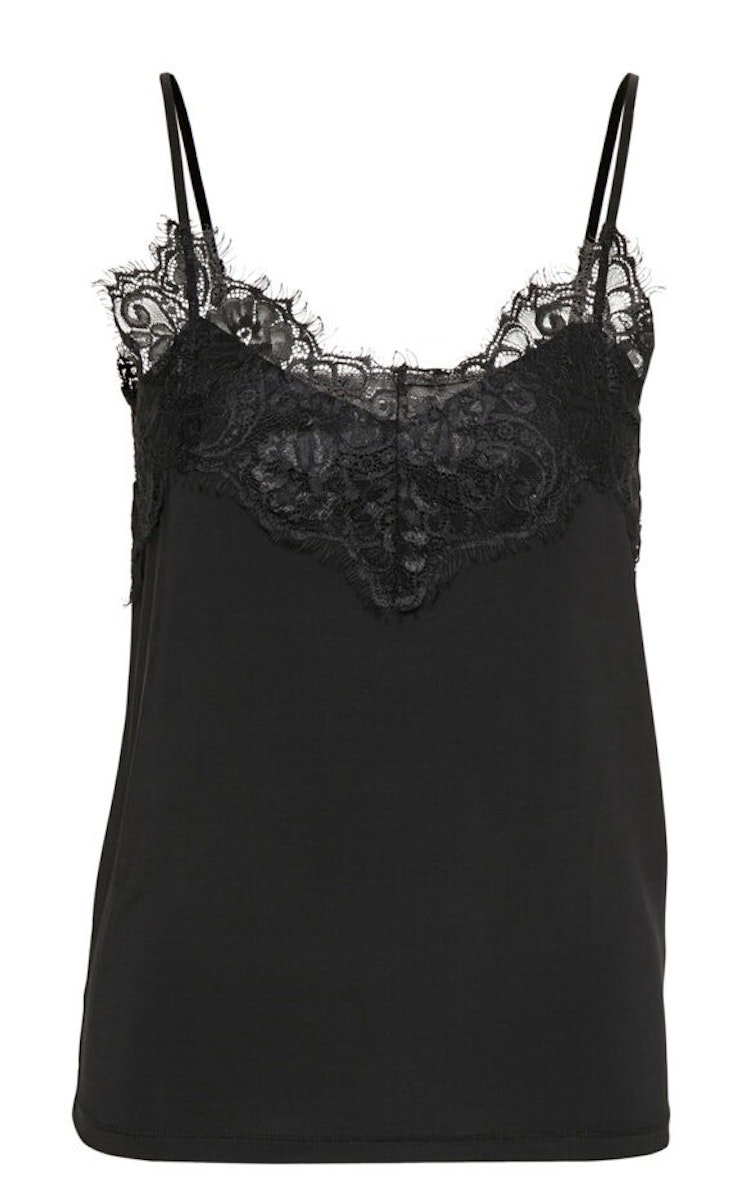 Soaked in luxury Clara Singlet black
