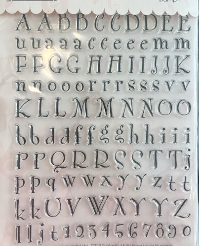 Clearstamps alfabet