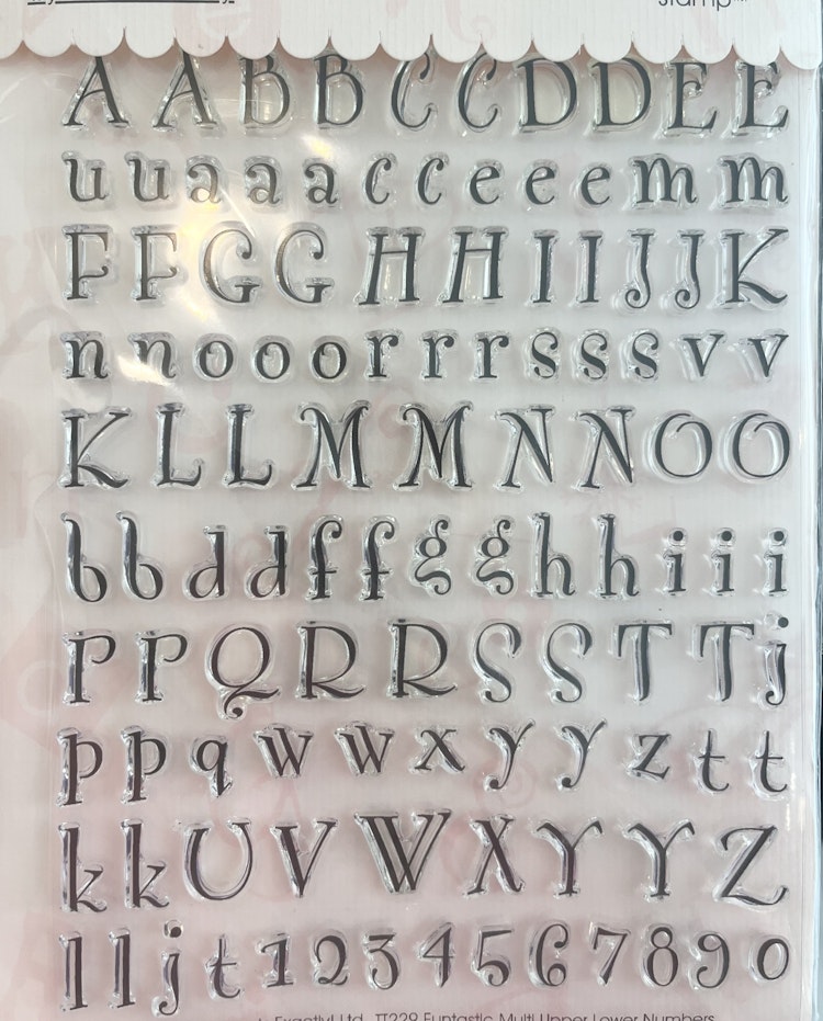 Clearstamps alfabet