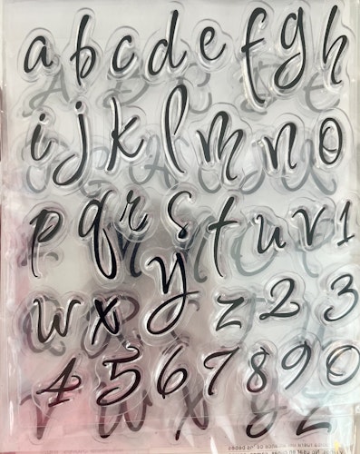 Clearstamps alfabet