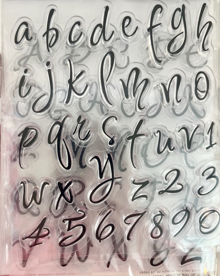 Clearstamps alfabet