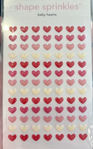 Hearts 3D-klistermärken