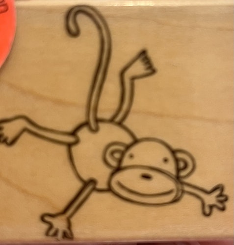 Hero arts hanging monkey