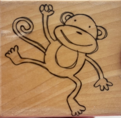 Hero Arts Playful monkey