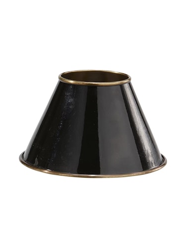 Lampskärm metall svart