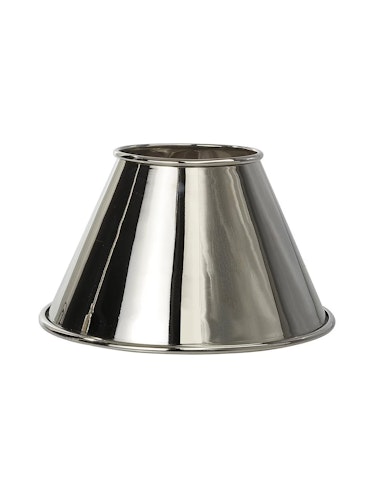 Lampskärm metall silver