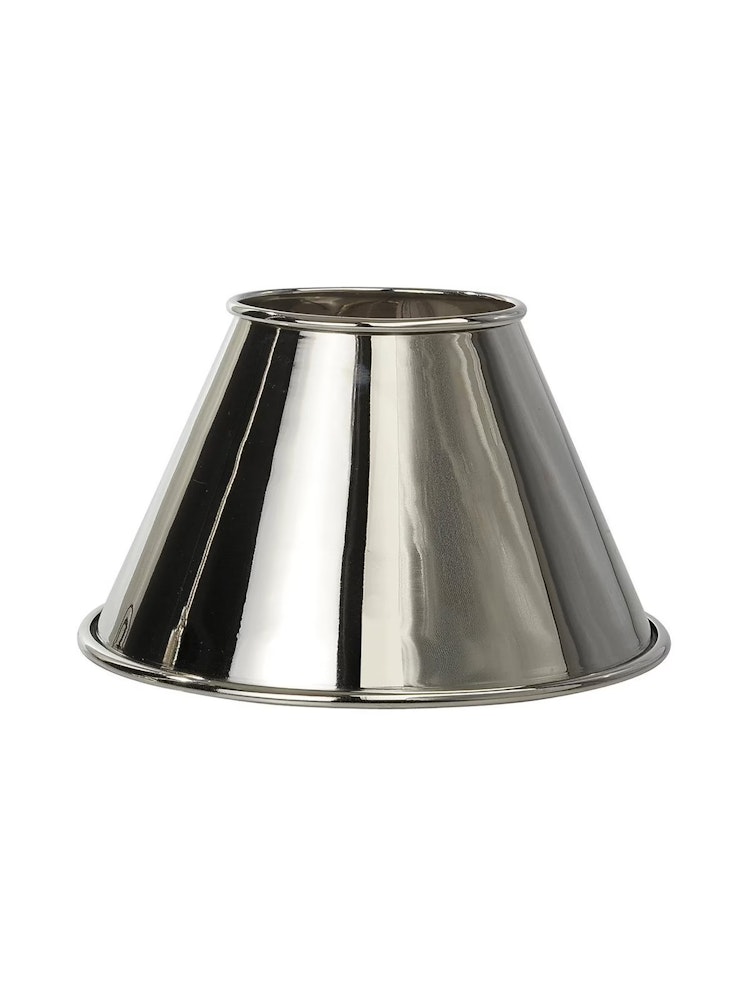 Lampskärm metall silver