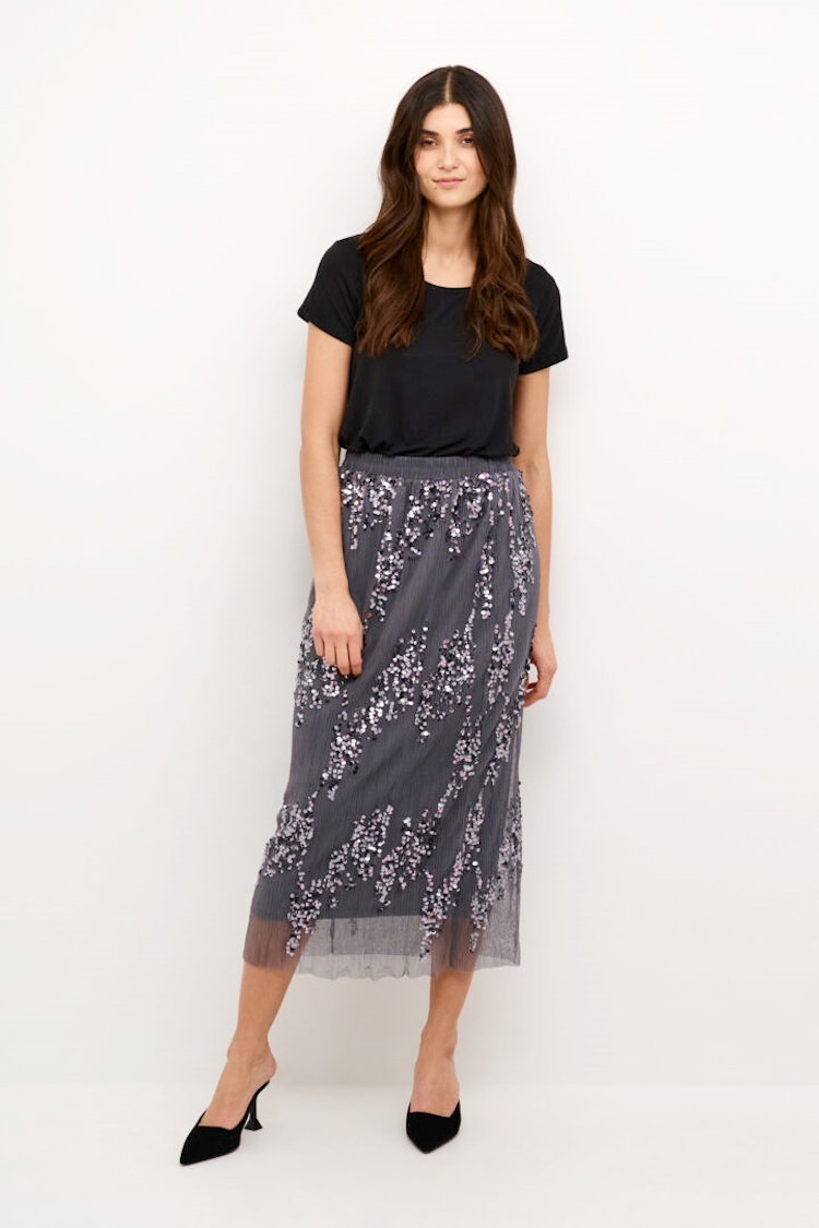 Culture Anjelica Skirt steel grey