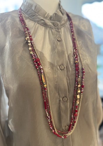 Halsband Miko rött