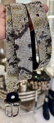Bälte strass animal print