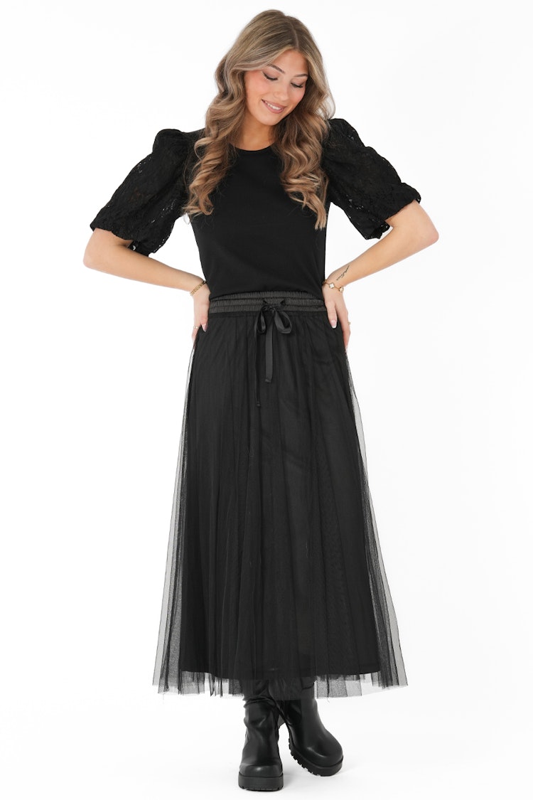 CC Collection Paloma Tulle skirt black