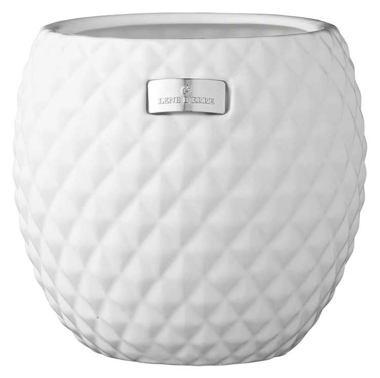 Lene Bjerre Rosabelle flower pot white