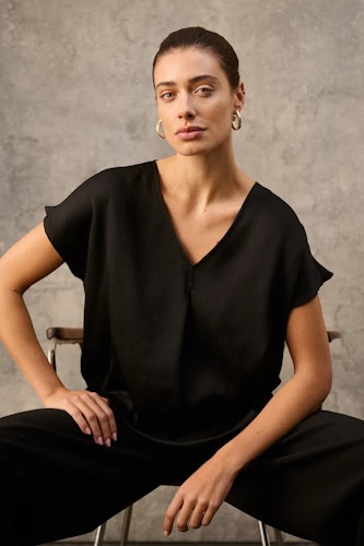 Soaked in luxury Ioana Marija Top black