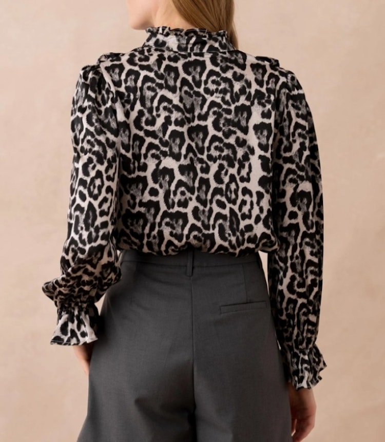 Blus Gina Leopard