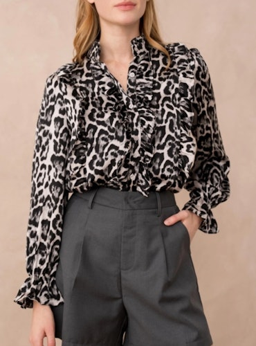 Blus Gina Leopard