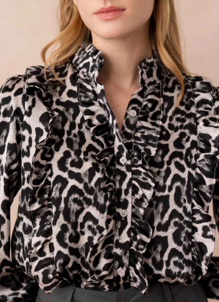Blus Gina Leopard