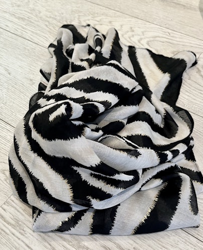 Scarf Zebra svart