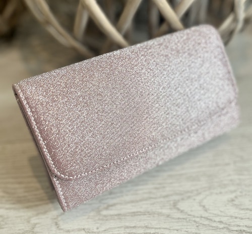 Glitterväska rosa
