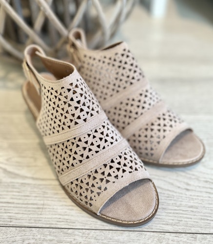 Klackskor beige