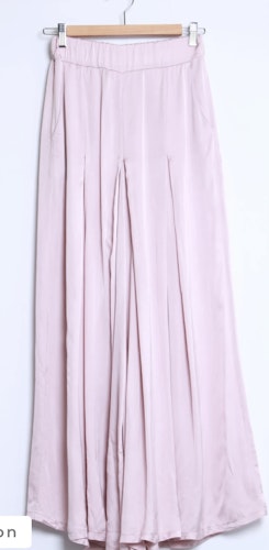Byxkjol satin puderrosa