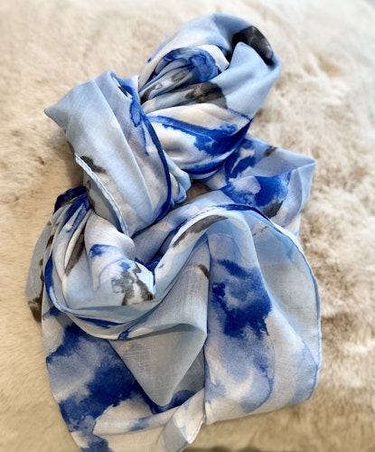 Scarf Magnolia blå