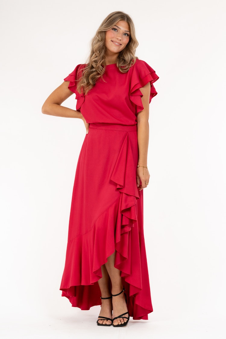 CC Collection Vanessa Blouse Scarlet red