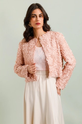 Flower jacket pink
