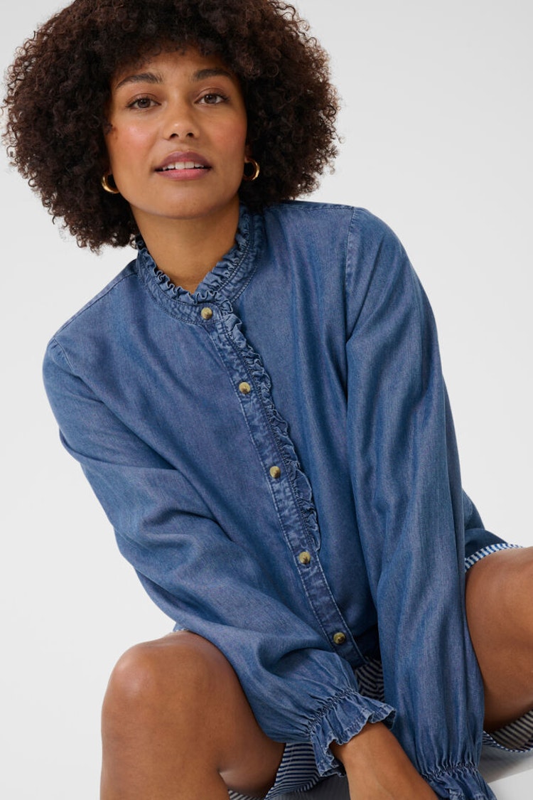 Cream Molly shirt jeansskjorta