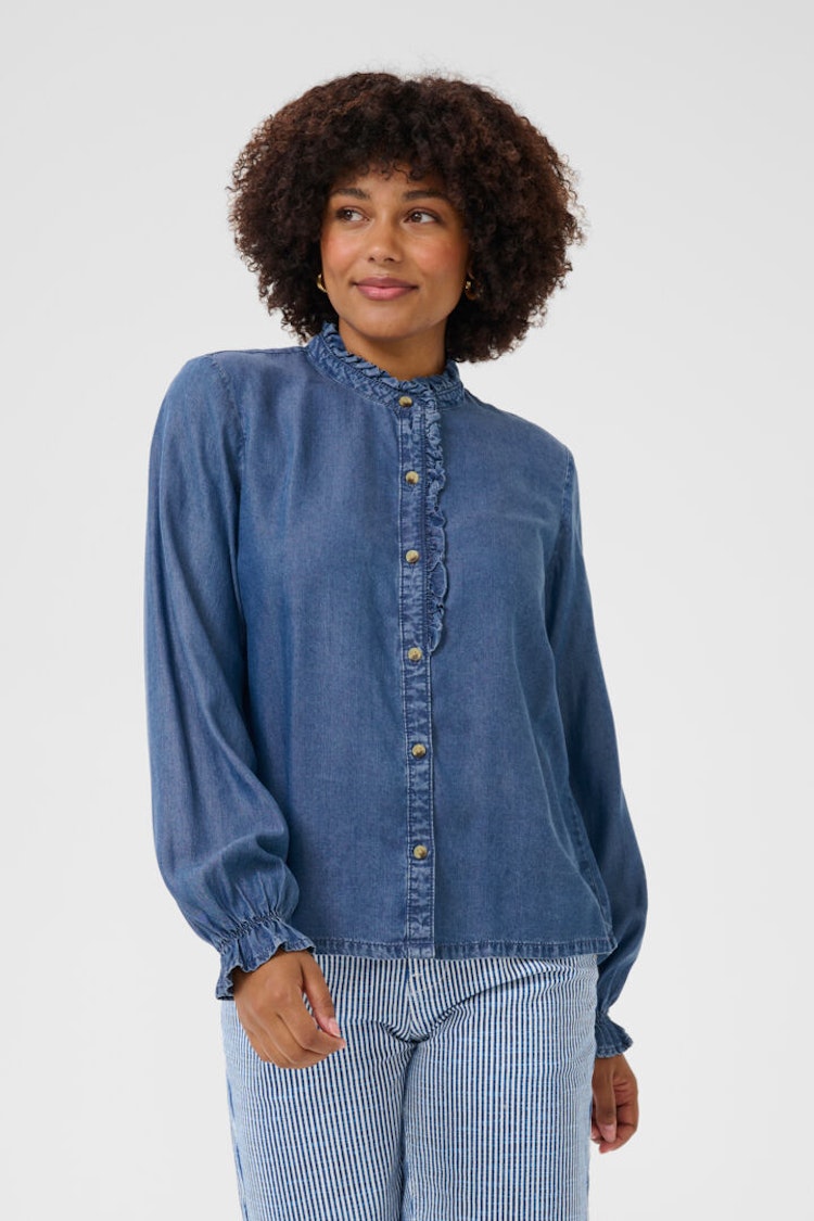 Cream Molly shirt jeansskjorta