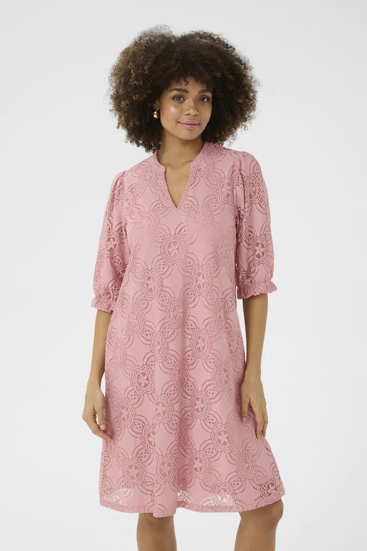 Culture Olu Dress Pale mauve