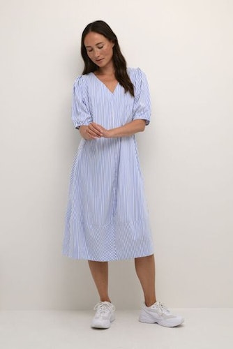 Culture Abigail puff dress Mazarine blue