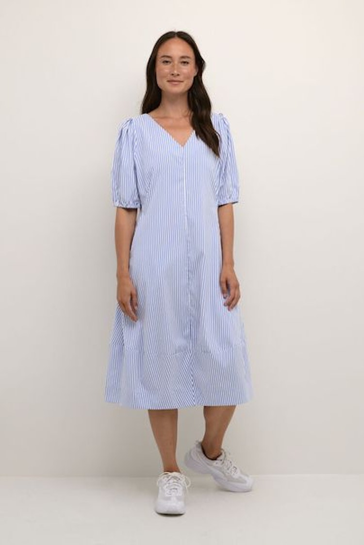 Culture Abigail puff dress Mazarine blue