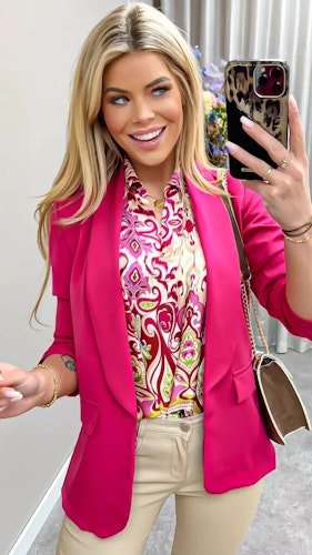 Kavaj Meyra cerise