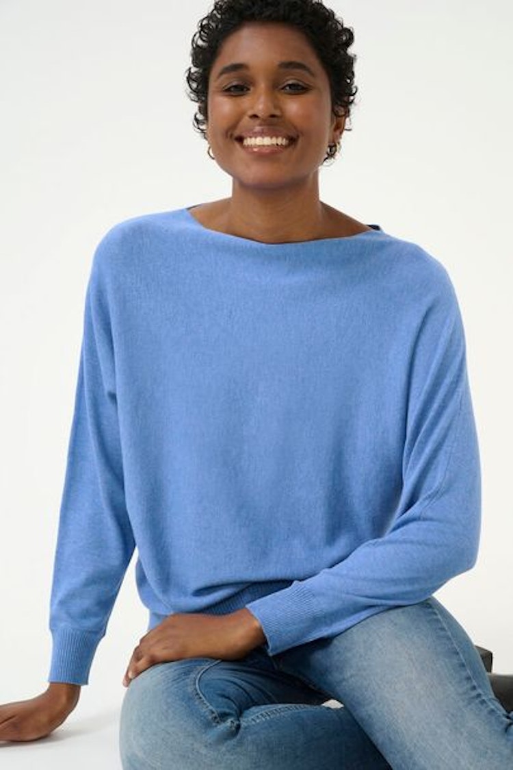 Anne marie Batwing jumper ultramarine