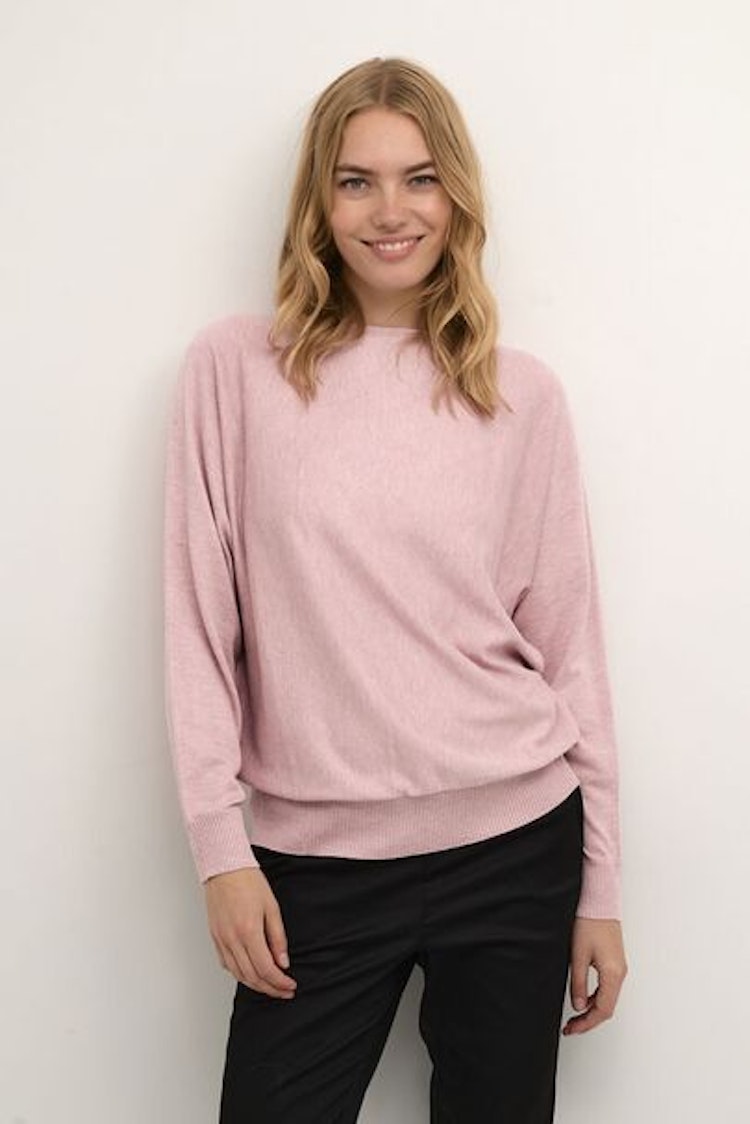 Anne marie Batwing jumper pale mauve