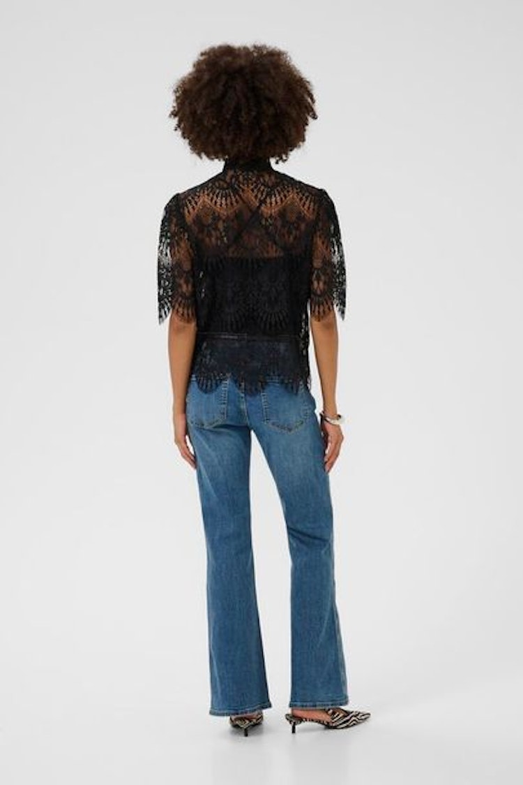 Culture Okram lace blouse black
