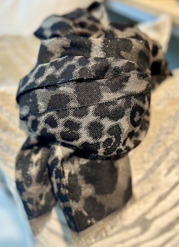 Scarf Leopard glitter