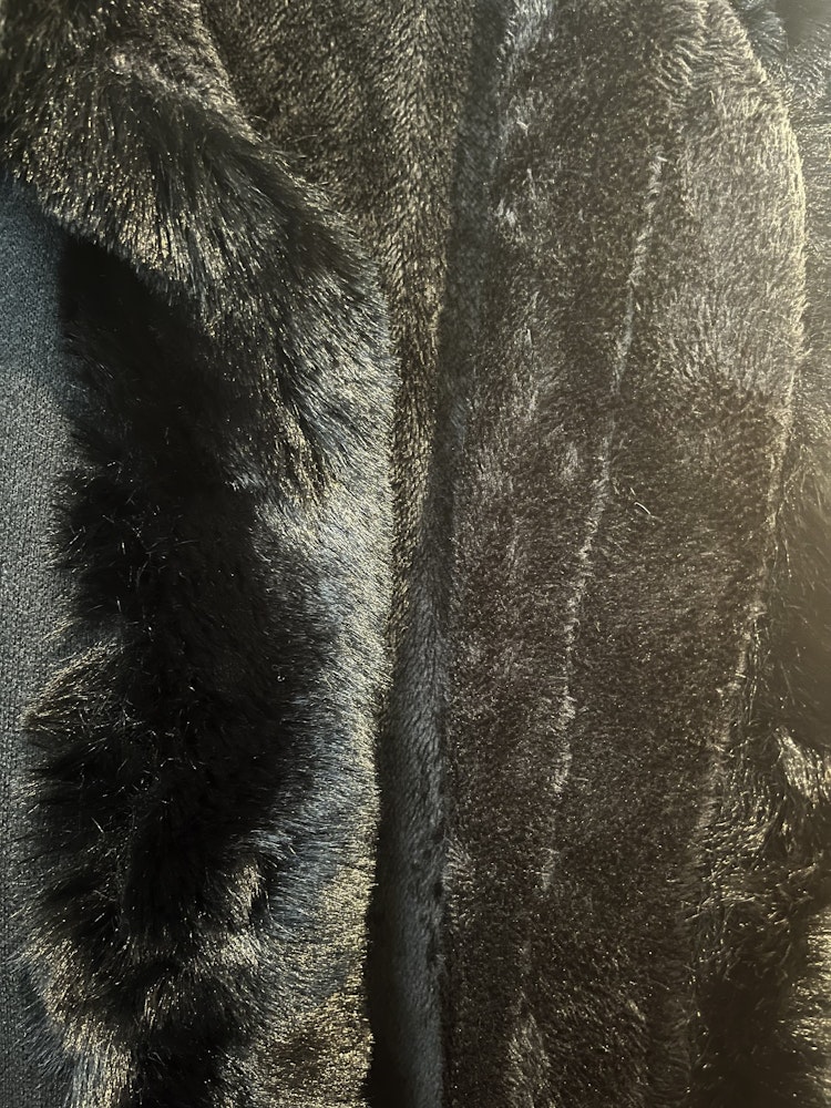 Poncho cape svart