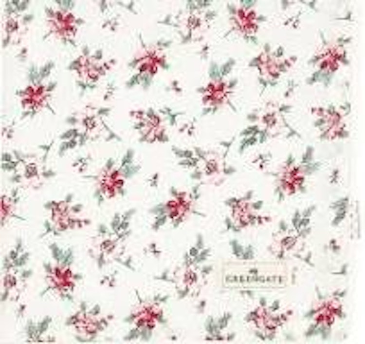 Greengate Napkin with lace Astrid white
