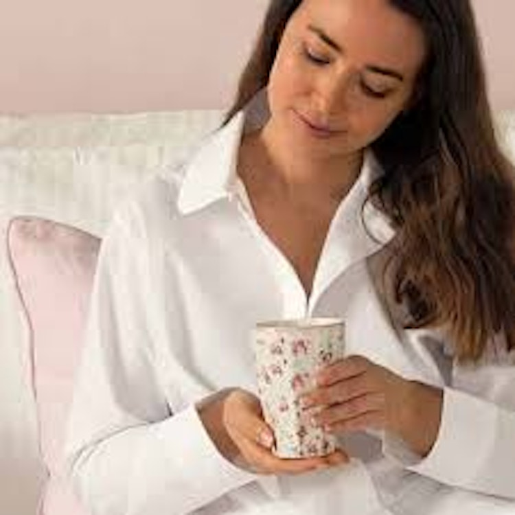 Greengate French latte cup Elsy white
