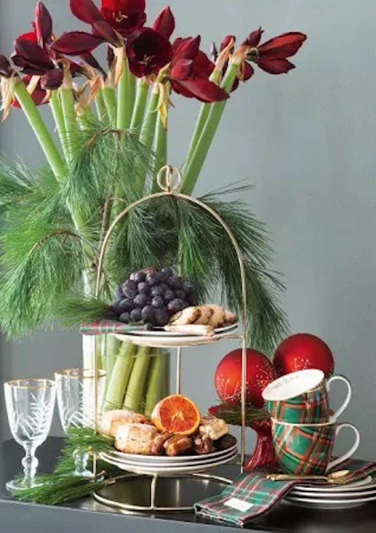 Greengate cake plate holder gold