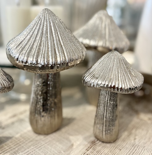 Greengate Mushroom silver small
