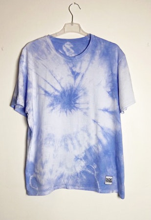 Batik t-shirt blå-lila