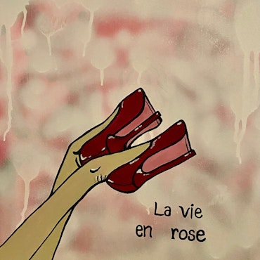 Tavla La vie en rose