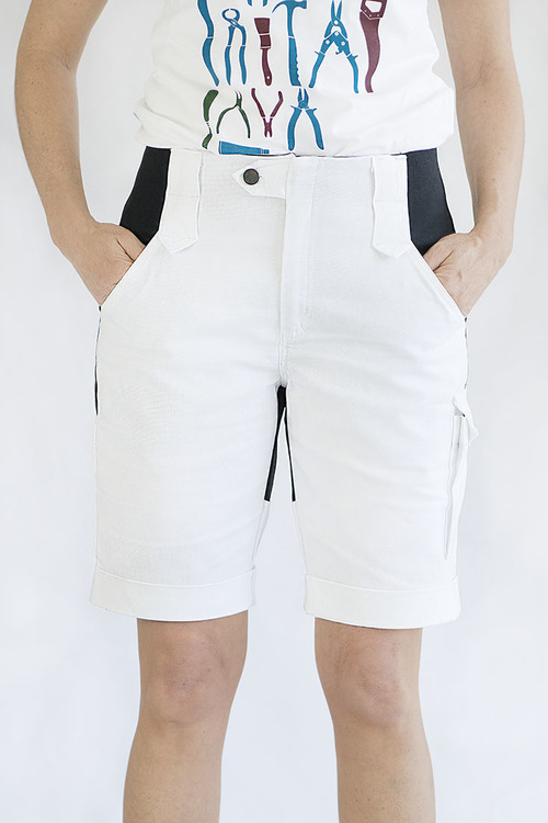 ANN Painter Shorts -White