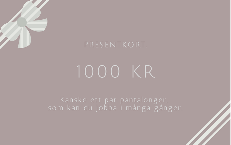 Gift card 1000 sek