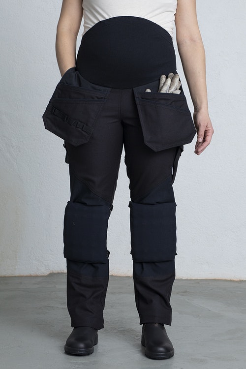 ROSMARI Work Trousers for Pregnant -Black